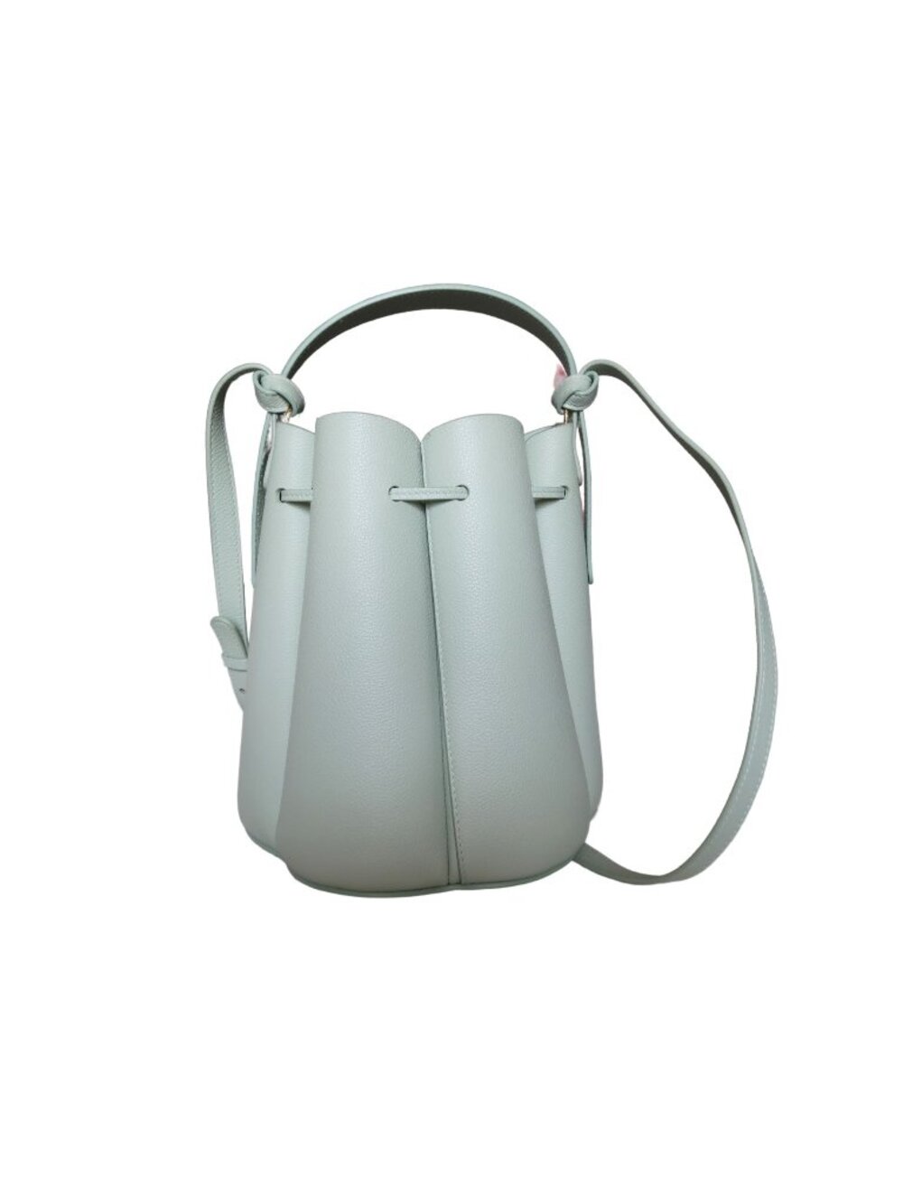 NWT POLENE Numéro Huit number 8 fresh almond mint bucket handbag purse crossbody